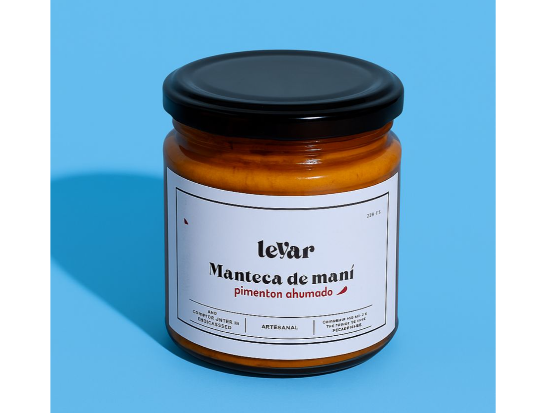 Manteca de mani "Levar" - pimenton ahumado