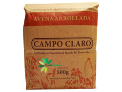 Avena arrollada orgánica Campo Claro x 500 grs