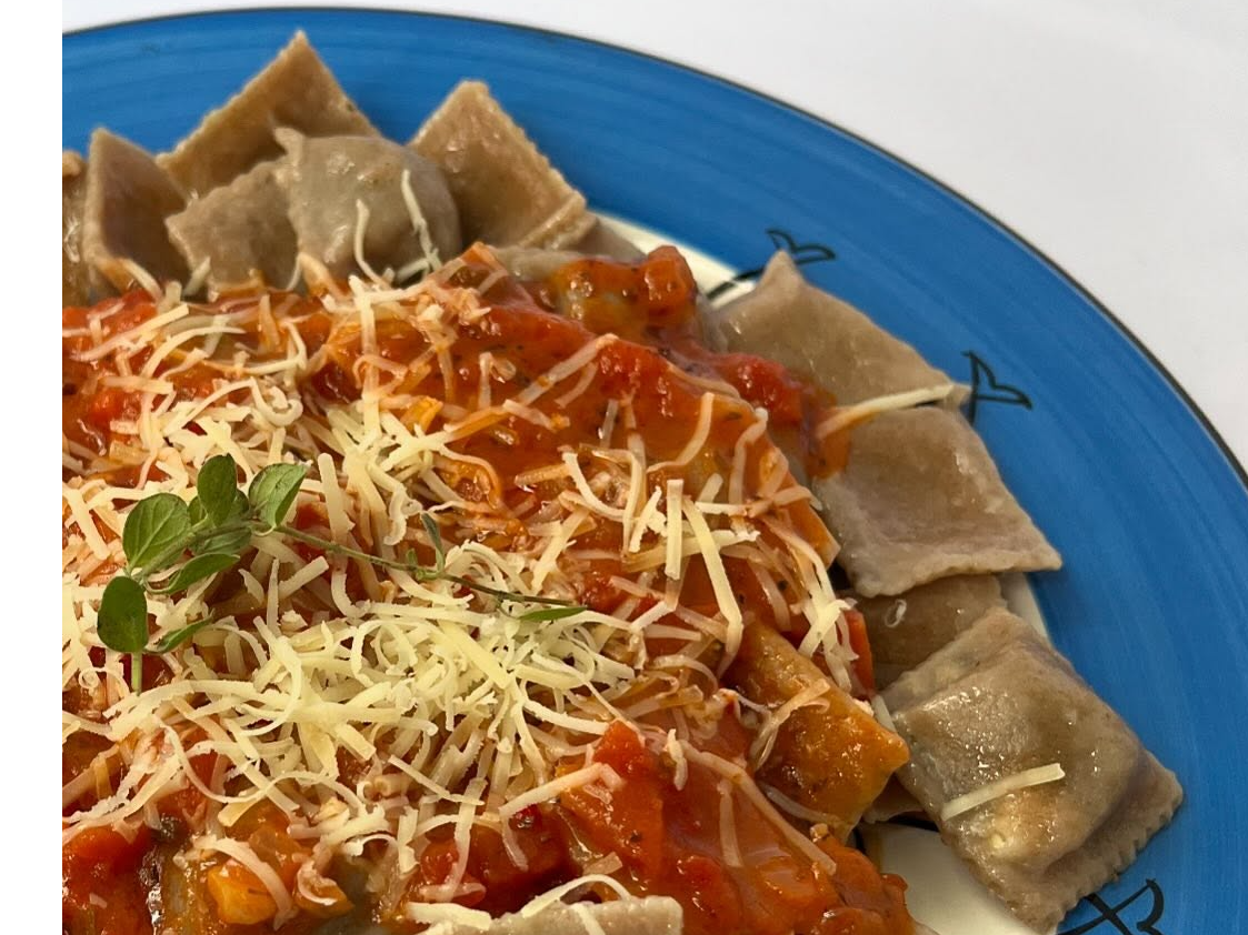 Ravioles 100% materia prima organica