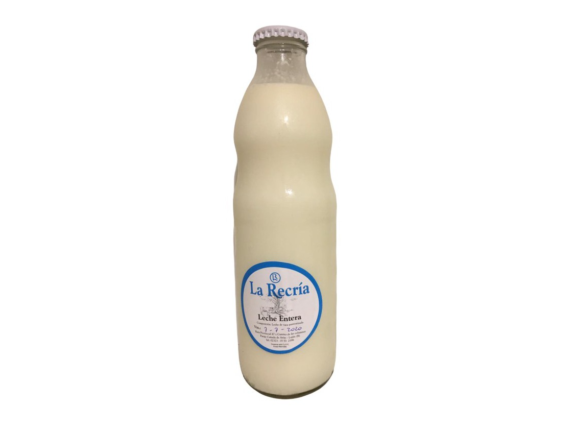 Leche entera La Recria x litro