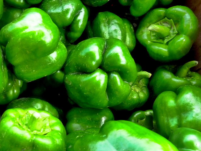 Morrón verde agroecológico x kilo