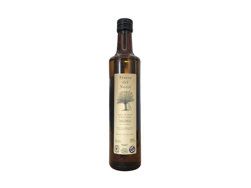 Aceite de oliva orgánico Frutos del Norte x 1/2 litro