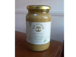 Pasta de aceitunas verdes orgánicas San Nicolás x 380 grs