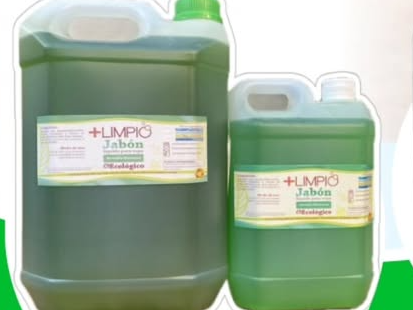 Jabon para la ropa biodegradable  "Mas Limpio" x 2 litros