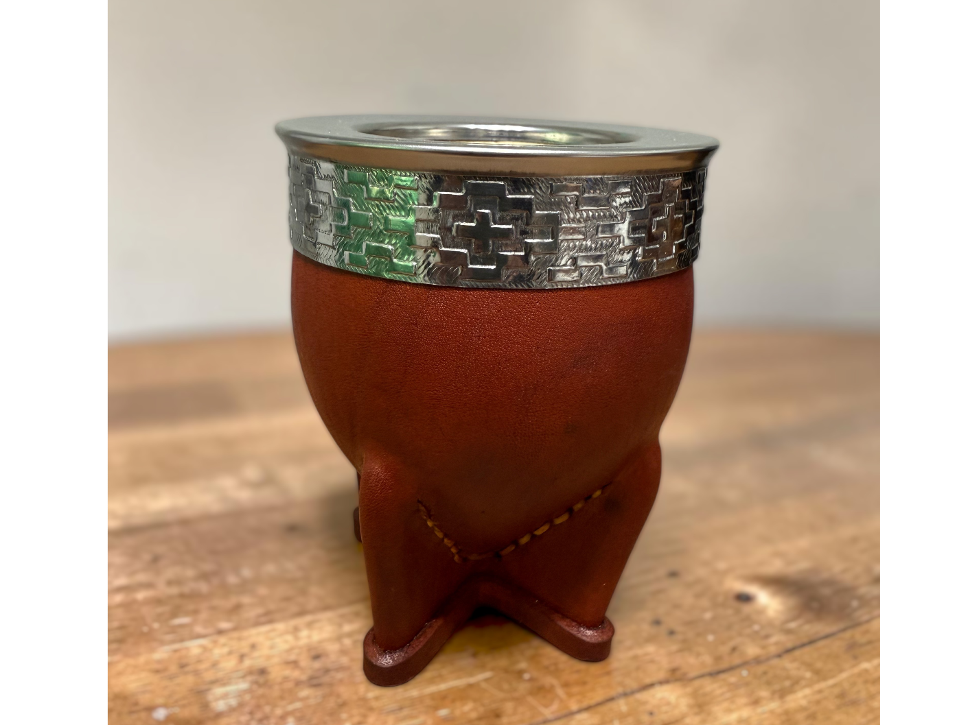 Mate Imperial de Calabaza en Cuero