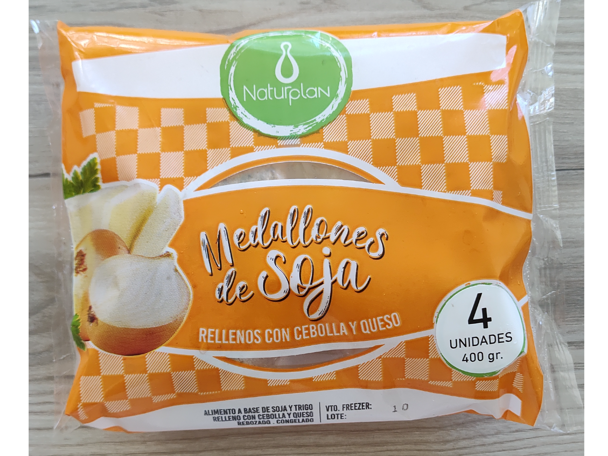 Milanesa de Soja 🫛 Rellena de Cebolla 🧅 y Queso 🧀