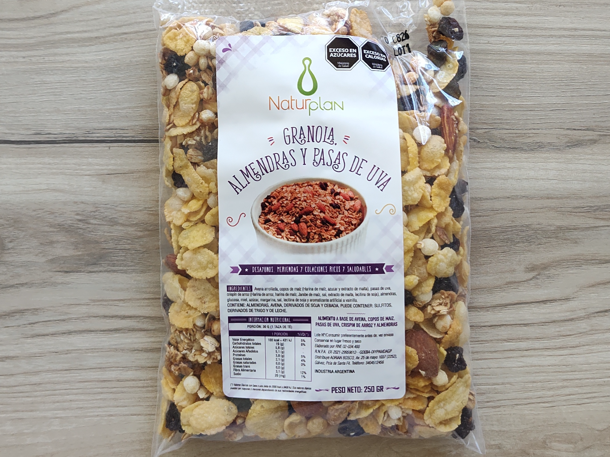 Granola Almendras 🌰 y Pasas de Uva 🍇