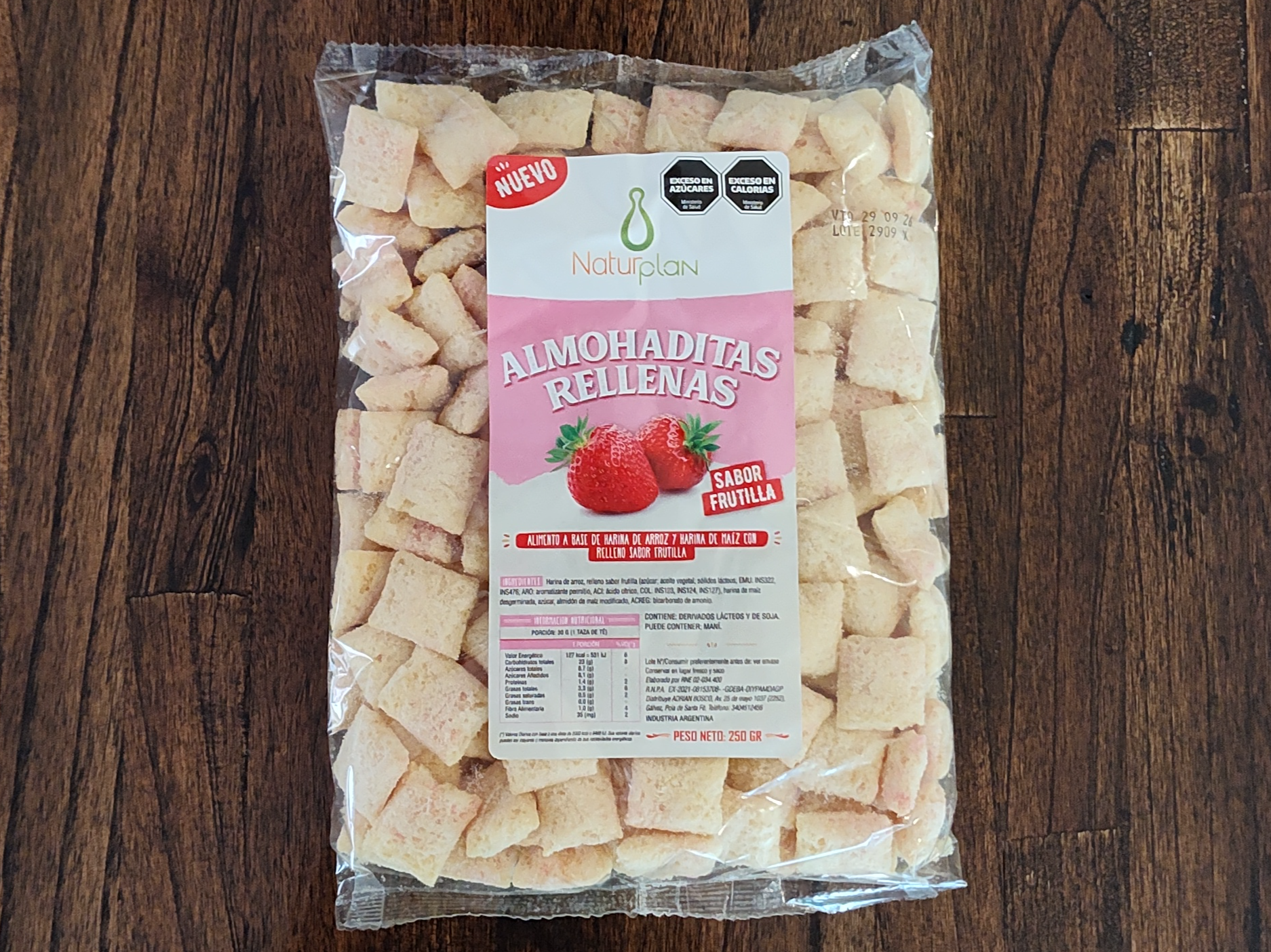 Almohaditas Arroz Rellenas de Frutilla 🍓