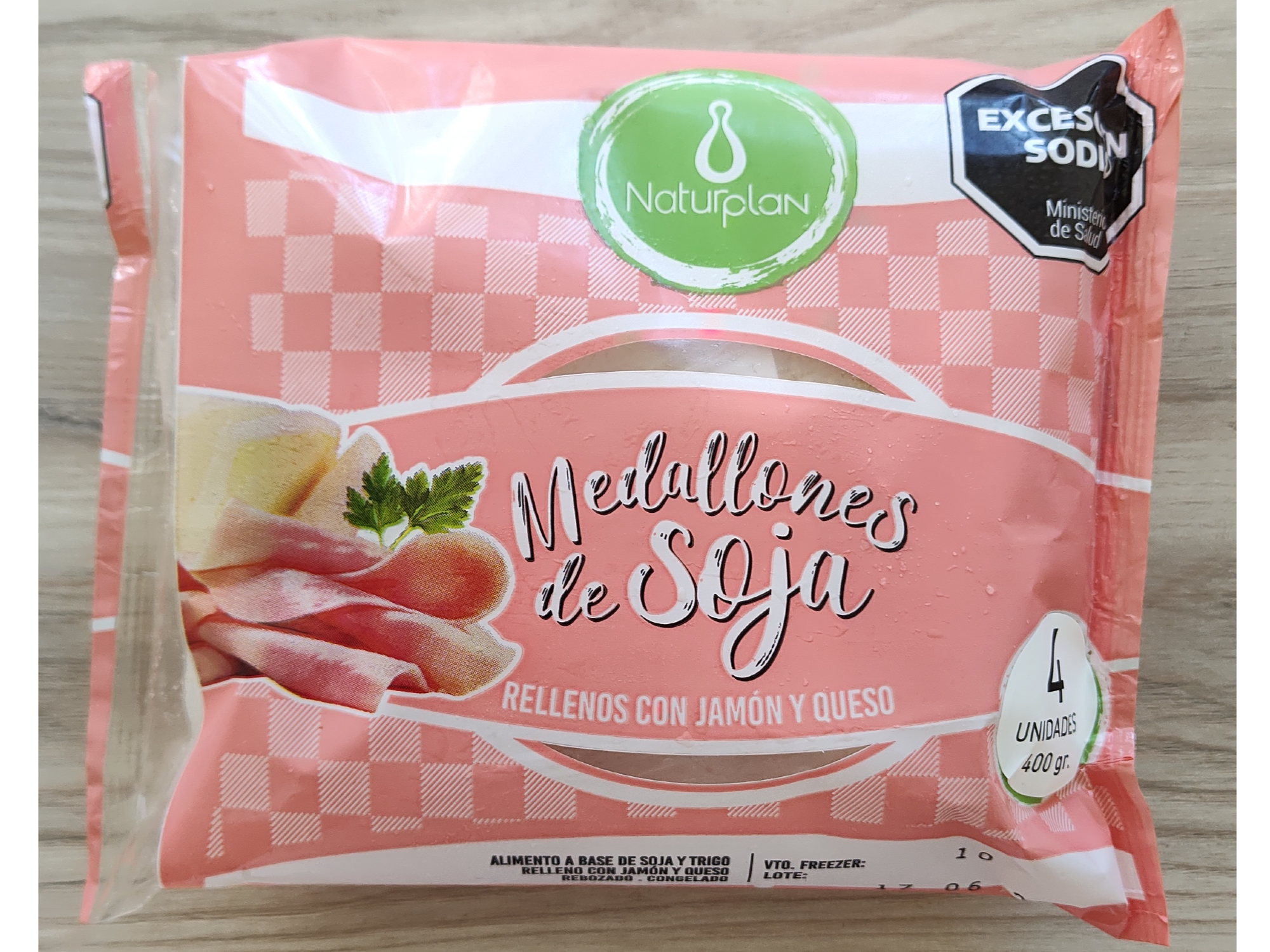 Milanesa de Soja 🫛 Rellena de Jamón 🍖 y Queso 🧀