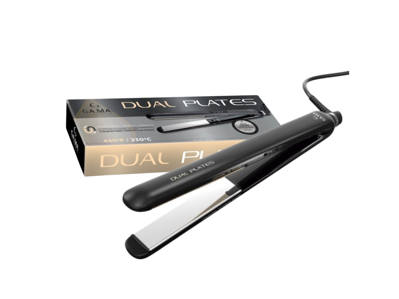 PLANCHA DE CABELLO GAMA CP14 ON-OFF DUAL PLATES