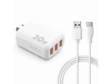 CARGADOR 30W + CABLE USB TIPO C - XAEA