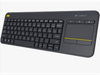 TECLADO INALAMBRICO LOGITECH K400 PLUS TOUCH PAD INCORP NEGRO