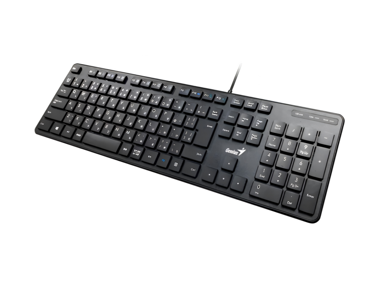 TECLADO GENIUS SLIMSTAR M200 USB BLACK