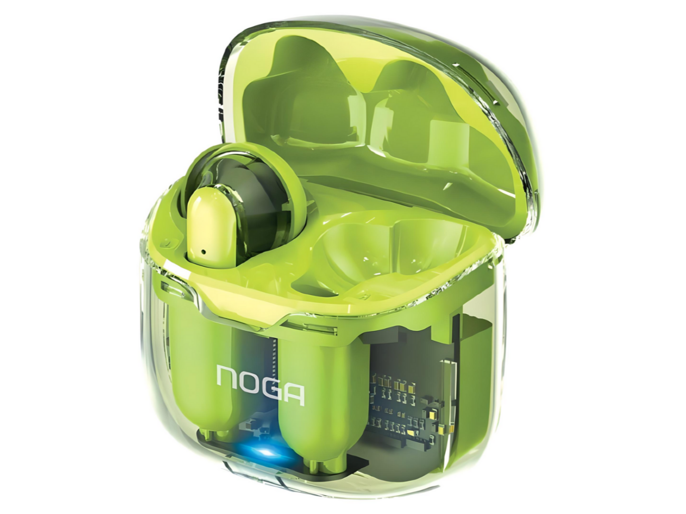 AURICULAR NOGANET NG-BTWINS 35 VERDE TRANSPARENTE