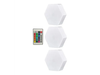 LUCES LED C/CONTROL RGB BLISTER (X3) HEXAGONAL