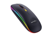 MOUSE INALAMBRICO NETMAK NM-W90 RECARGABLE 2.4Ghz NEGRO Y BLANCO