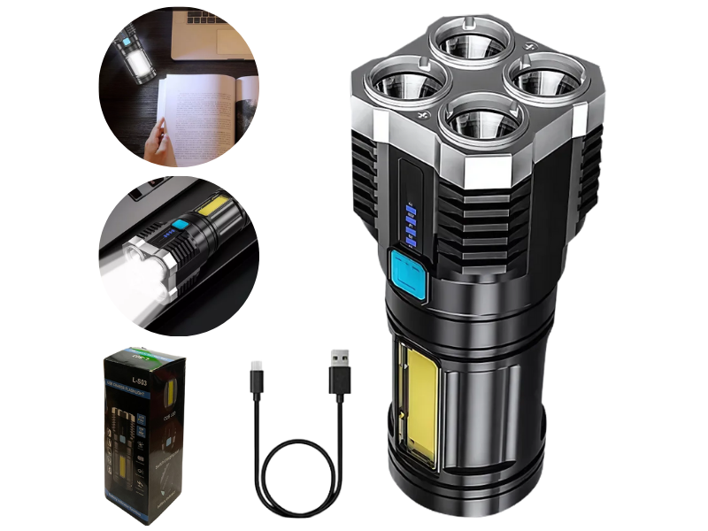 Linterna Recargable USB L-S03
