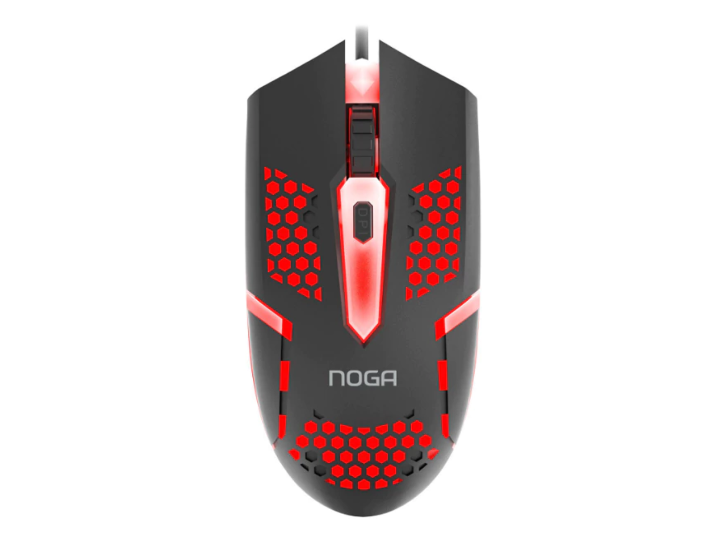 MOUSE NOGANET USB GAMER ST811 RGB 1600 DPI NEGRO