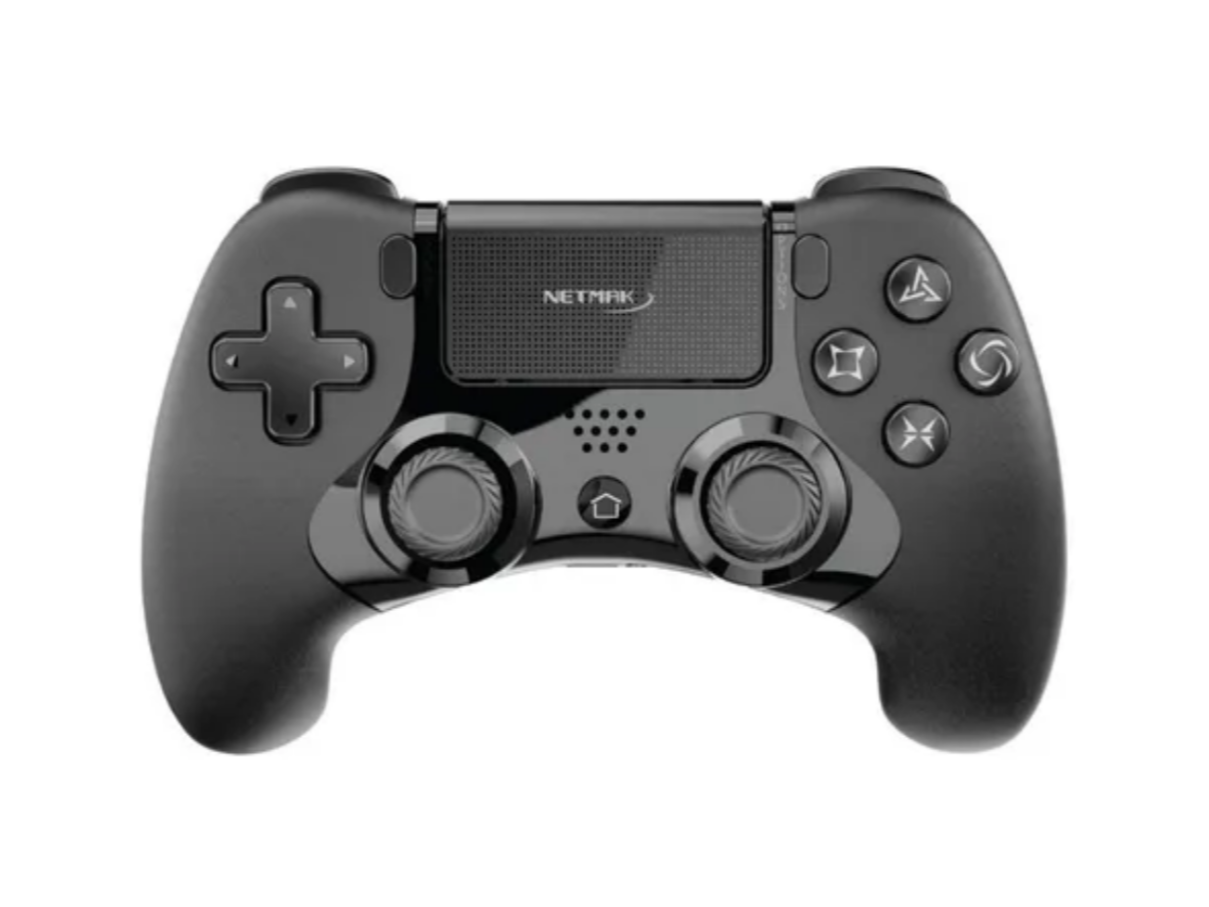 JOYSTICK NETMAK NM-P401 NEGRO BLUETOOTH PS4 PAD/FICHA3.5/PAR
