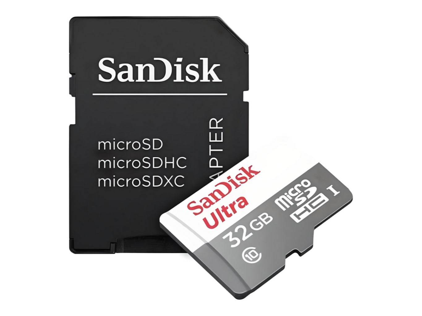 MEMORIA SANDISK ULTRA MICRO SD 32GB CLASE 10 100MB/s C/ADAPTADOR