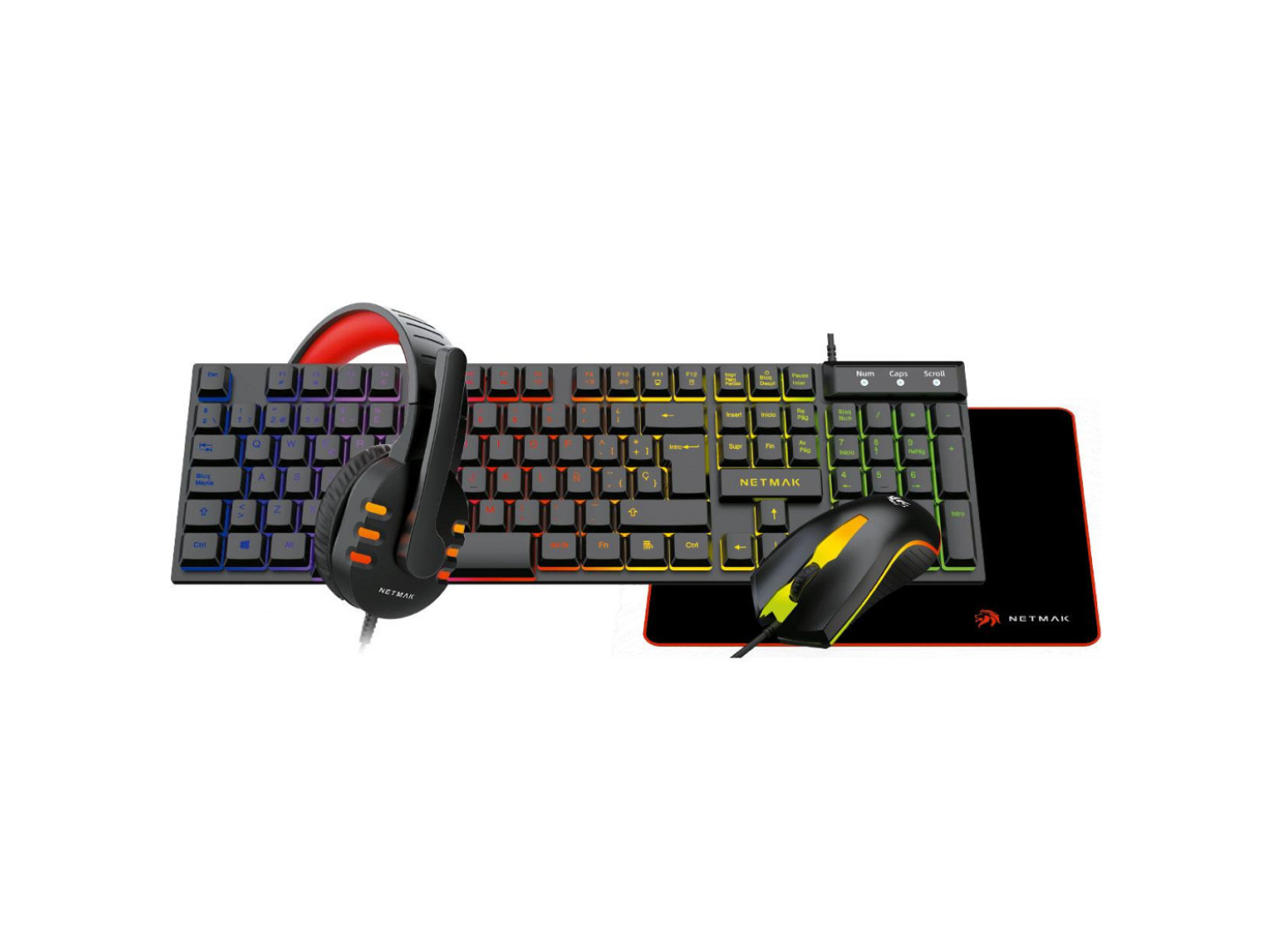 COMBO GAMER NETMAK 4 EN 1