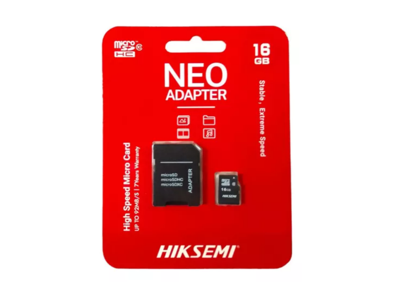 MEMORIA HIKSEMI MICRO SD 16GB NEO C/ADAP 6072