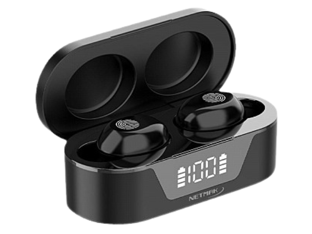 AURICULAR NETMAK NM-BIZA NEGRO TOUCH CON DISPLAY