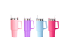 VASO TERMICO 1200ML C/SORBETE T-146 MANIJA REBATIBLE