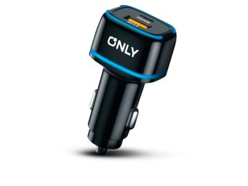 CARGADOR AUTO 12V GEAR MODS-504 – 1 USB 1 TC + CABLE TIPO C – ONLY – NEGRO