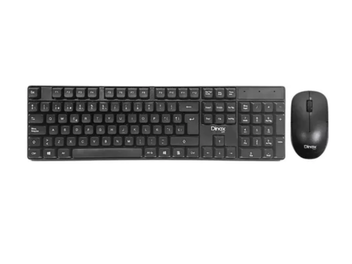 COMBO TECLADO Y MOUSE DINAX INALAMBRICO DXCOMTC32