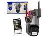 CAMARA DOMO DOBLE MOTORIZADA IP 8MP WiFi CON VISION NOCTURNA Y AUDIO