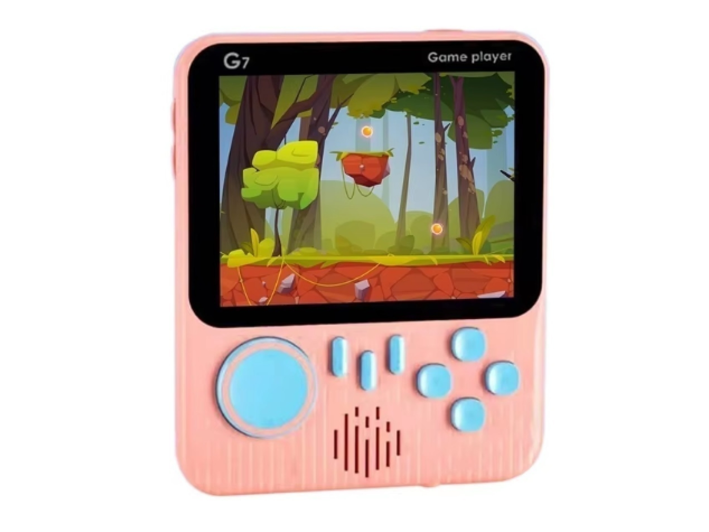 CONSOLA DE VIDEO JUEGO SUONO G7  +600 JUEGOS ROSA LCD DE 3.5″