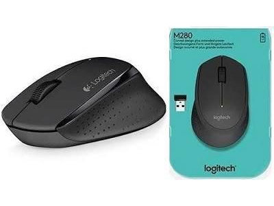MOUSE LOGITECH INAL M280 NEGRO ERGONOMICO RUBBER 1000DPI