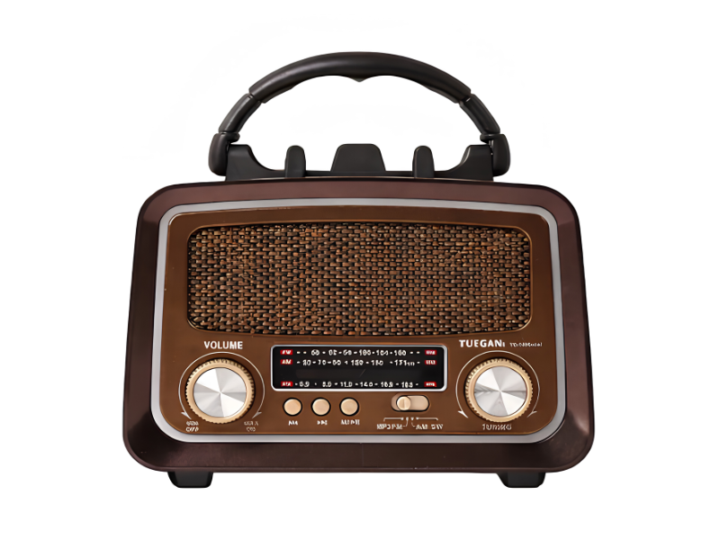 RADIO VINTAGE RECARGABLE RGB