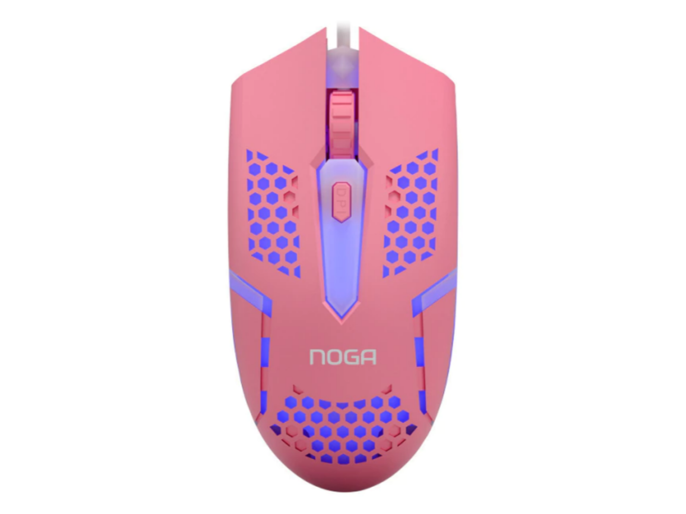 MOUSE NOGANET USB GAMER ST811 RGB 1600 DPI ROSA