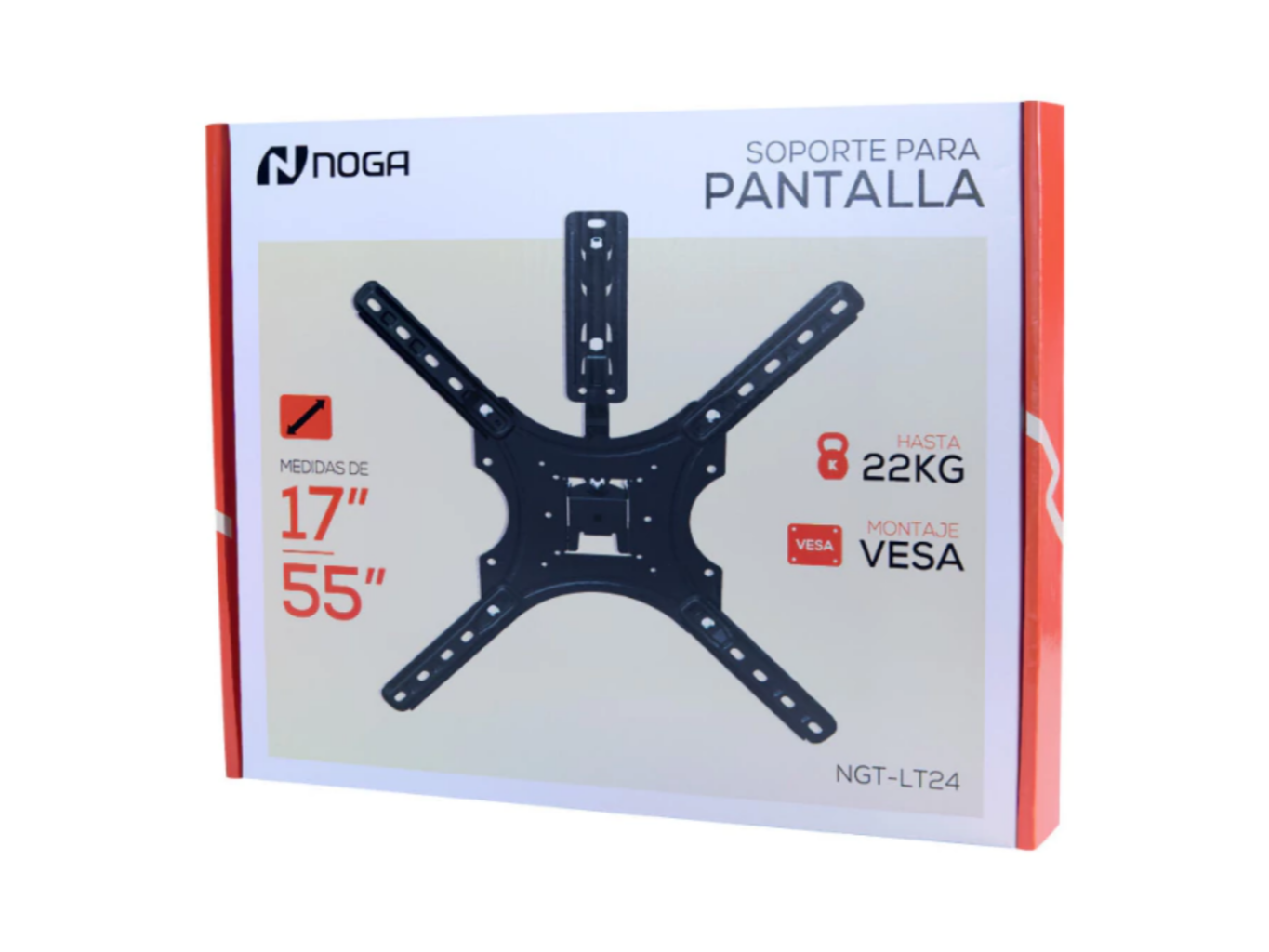 SOPORTE TV NOGANET NGT-LT24 BRAZO SIMPLE 17″ A 55″