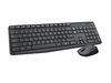 TECLADO Y MOUSE INALAMBRICO LOGITECH MK235 SLIM NEGRO/GRIS OSCURO