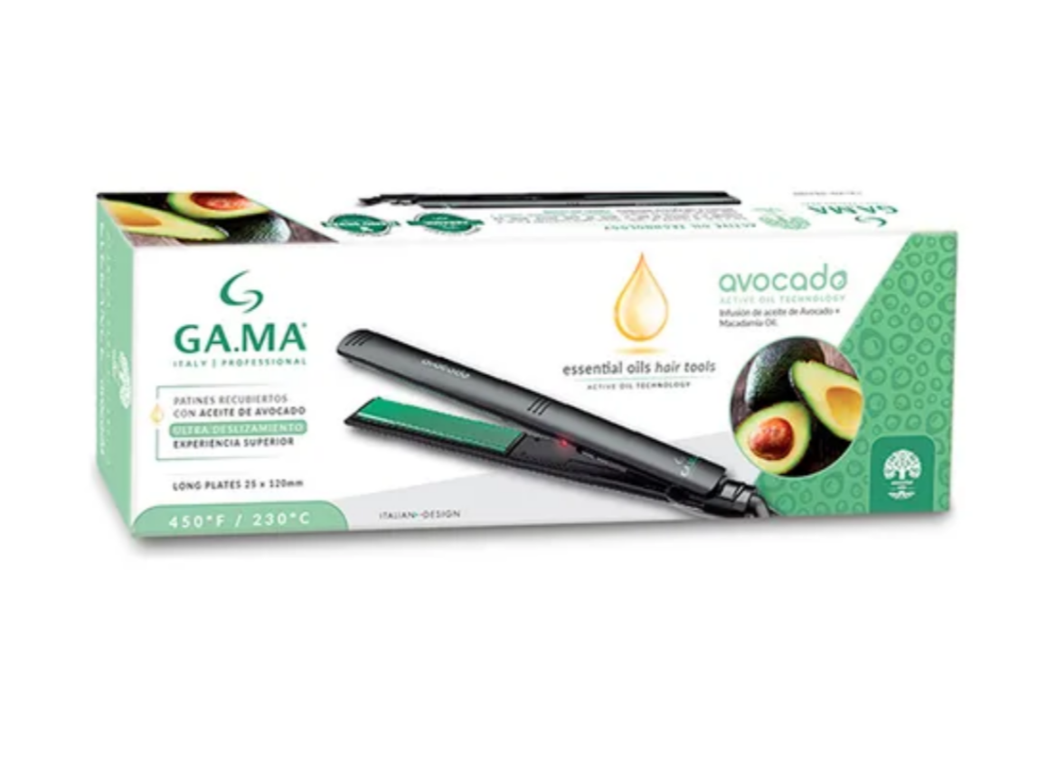 PLANCHA DE CABELLO GAMA ELEGANCE AVOCADO CABLE GIRATORIO