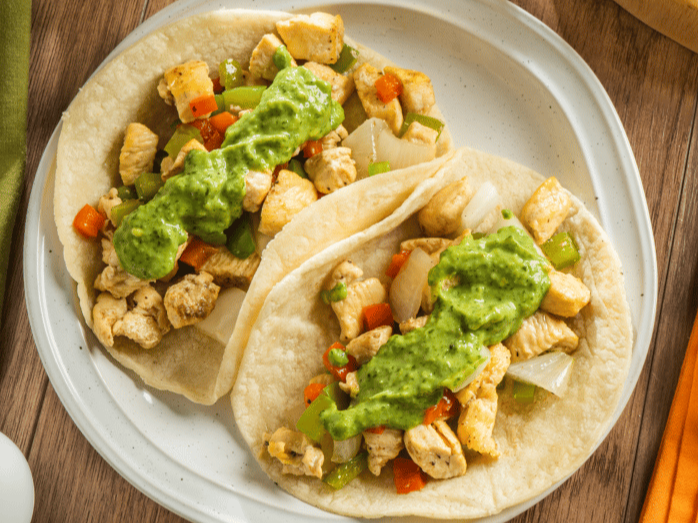 Power taco ( de pollo ) POR UNIDAD