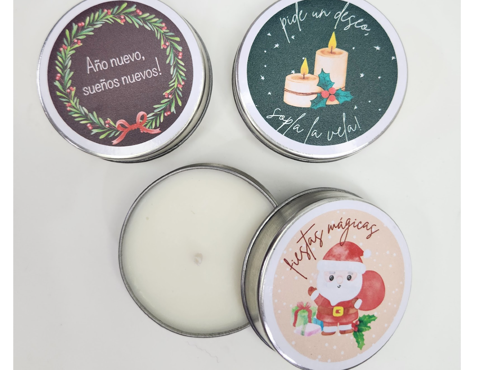 VELA SOJA DE NAVIDAD