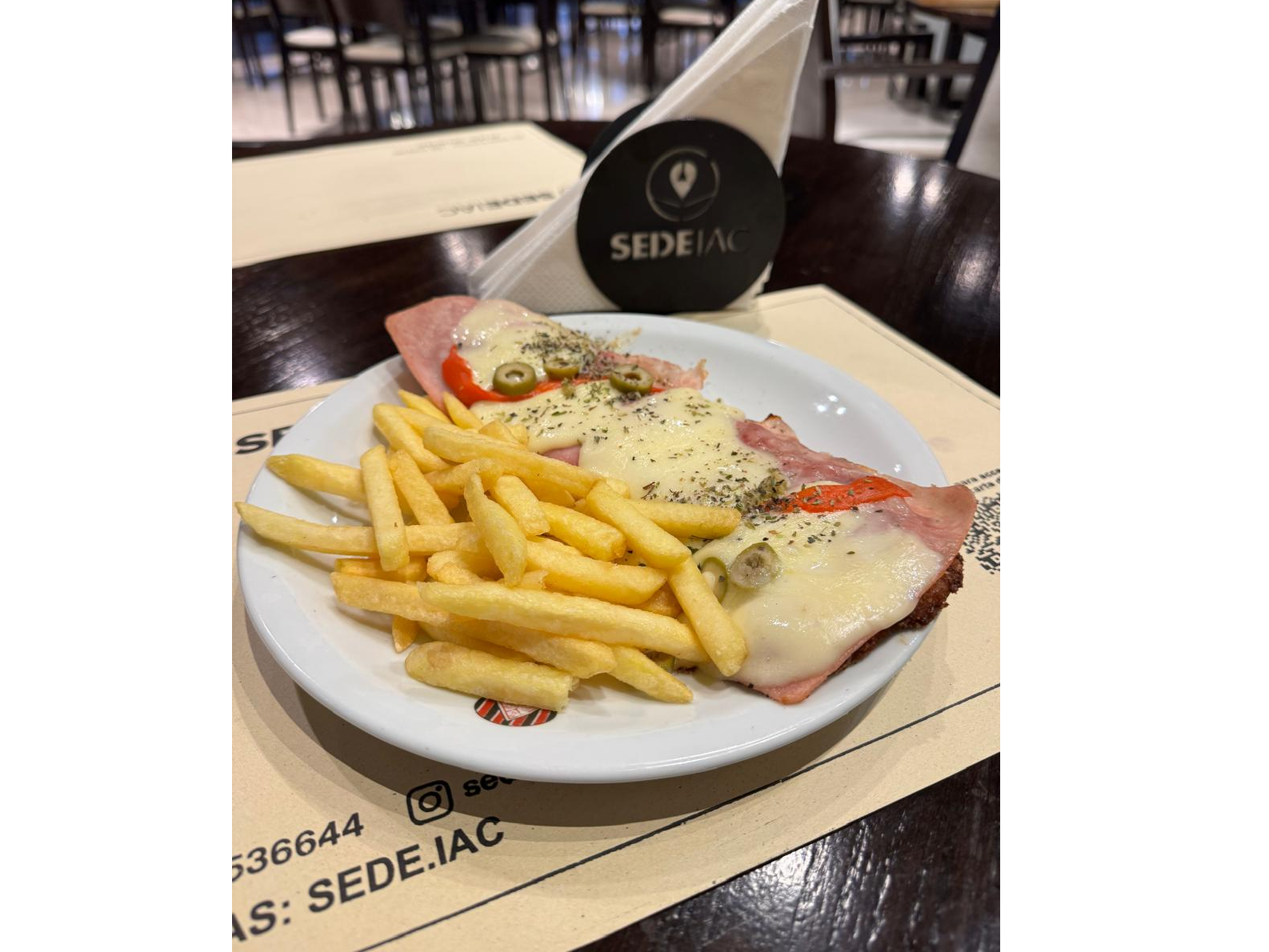 Milanesa napolitana c/ fritas