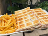 Coreanito pan de miga c/ papas fritas