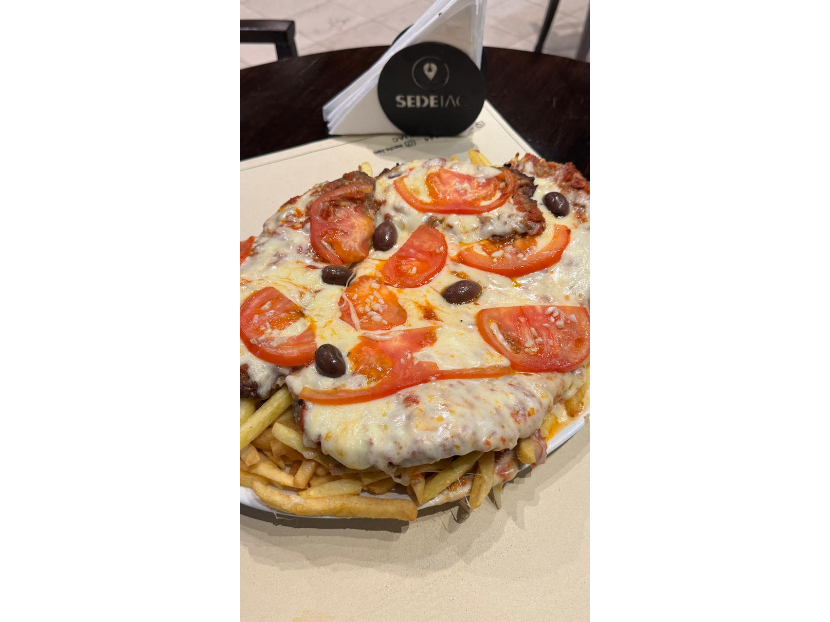 Milanesa de bodegón napolitana c/ fritas