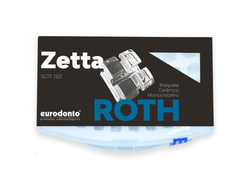 Bracket de Zafiro Zetta, Super Cristalino, Roth 0.22 C/Hooks - Caso x 20. EURODONTO
