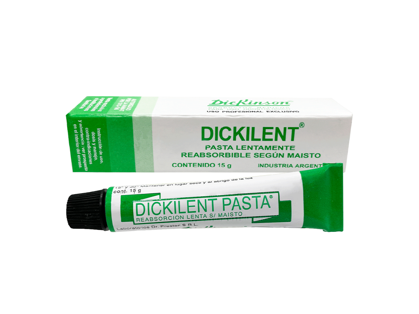 Pasta Antiseptica Lentamente Reabsorbible Dickilent (S/Maisto) x 15gr. DICKINSON