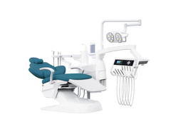 Equipo Sillon Odontologico X5 Colgante (Mod. 2026) con Pantalla Tactil Smart - Banqueta y Foco Cialítico 12 LEDs. CINGOL