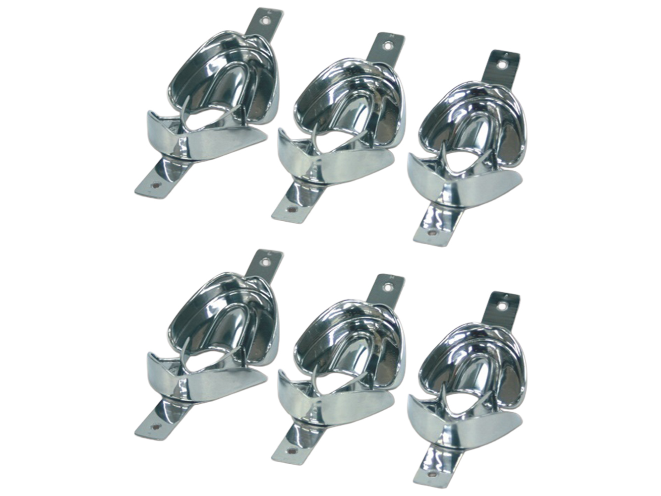 Cubetas de Acero Lisas - Estuche x 6u. BELKYS