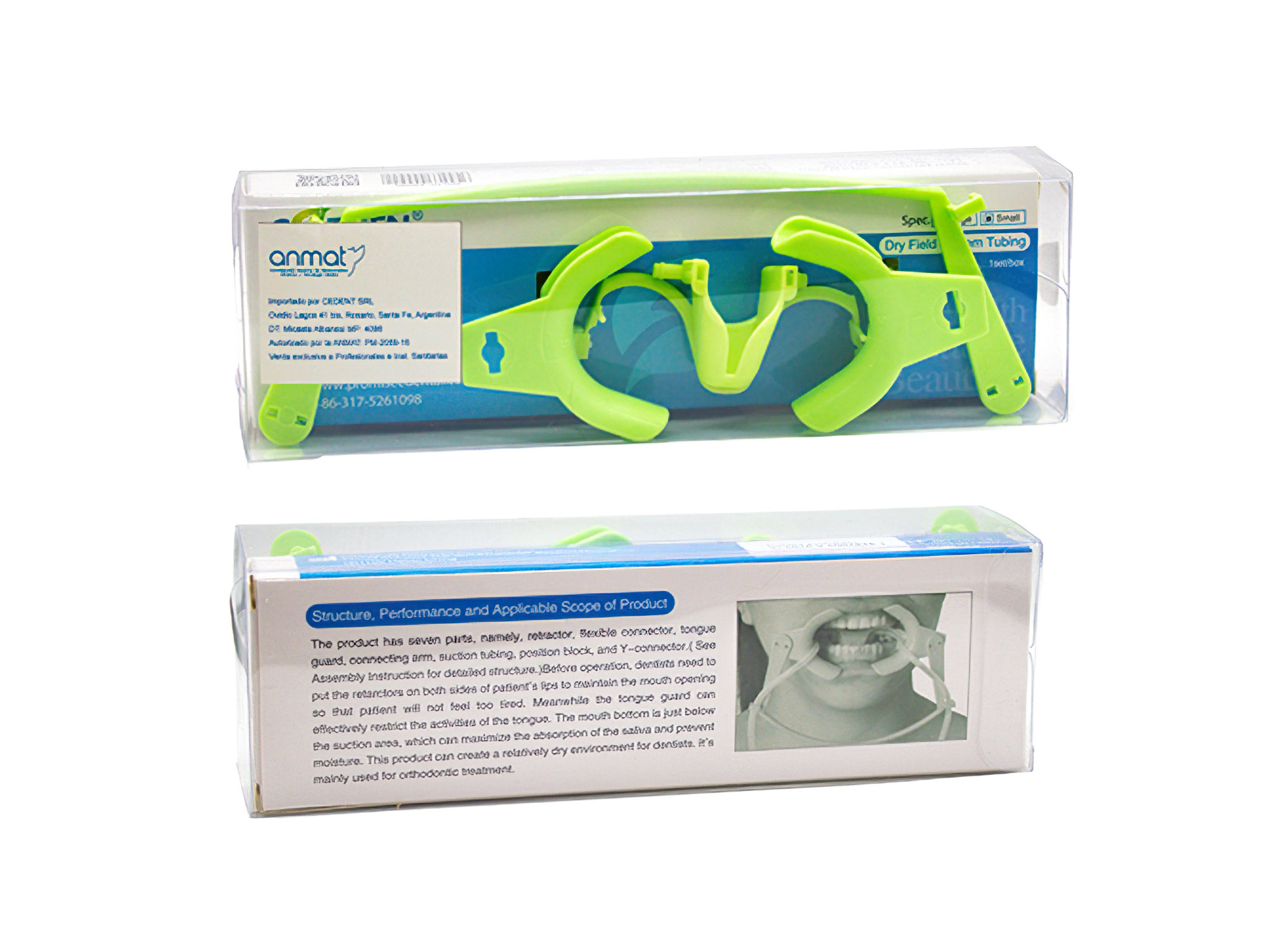 Abreboca Total con Retractor de Lengua y Sistema de Succion Integrado. COTISEN