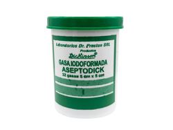 Gasa Iodoformada 5cm x 5cm x 32u. DICKINSON