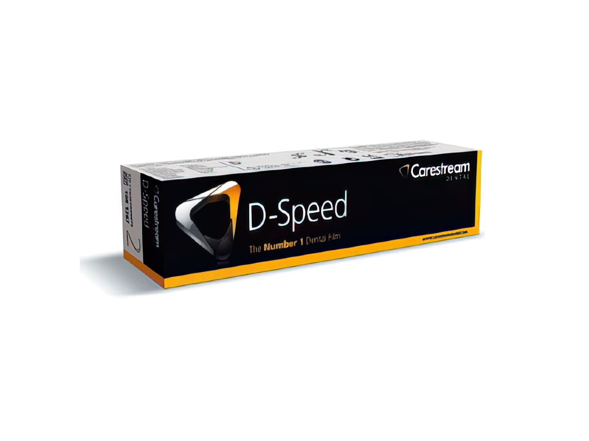 Caja de Placas RX D-Speed Simples Blancas – x 100 Unidades – KODAK CARESTREAM DENTAL